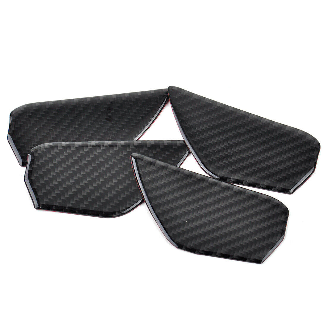 Hot 4xInterior Door Handle Bowl Cover Decor Trim Carbon Fiber For Civic 2016 Li