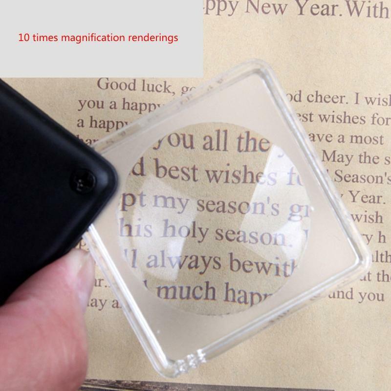Small Pocket Magnify Glass Folding Mini Magnifying Glass for Reading Science