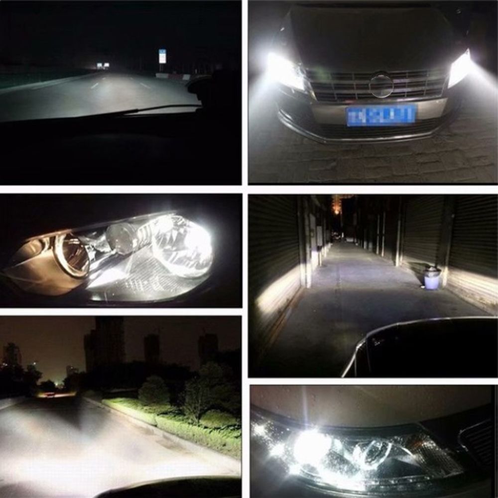 COB H3 LED Bulb Car Fog Light Driving DRL Auto Lamp Headlight Driving Bulb