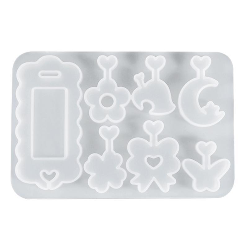 Flower Listing Silicone Mold Pendant Molds for Home Decoration Jewelry Tool