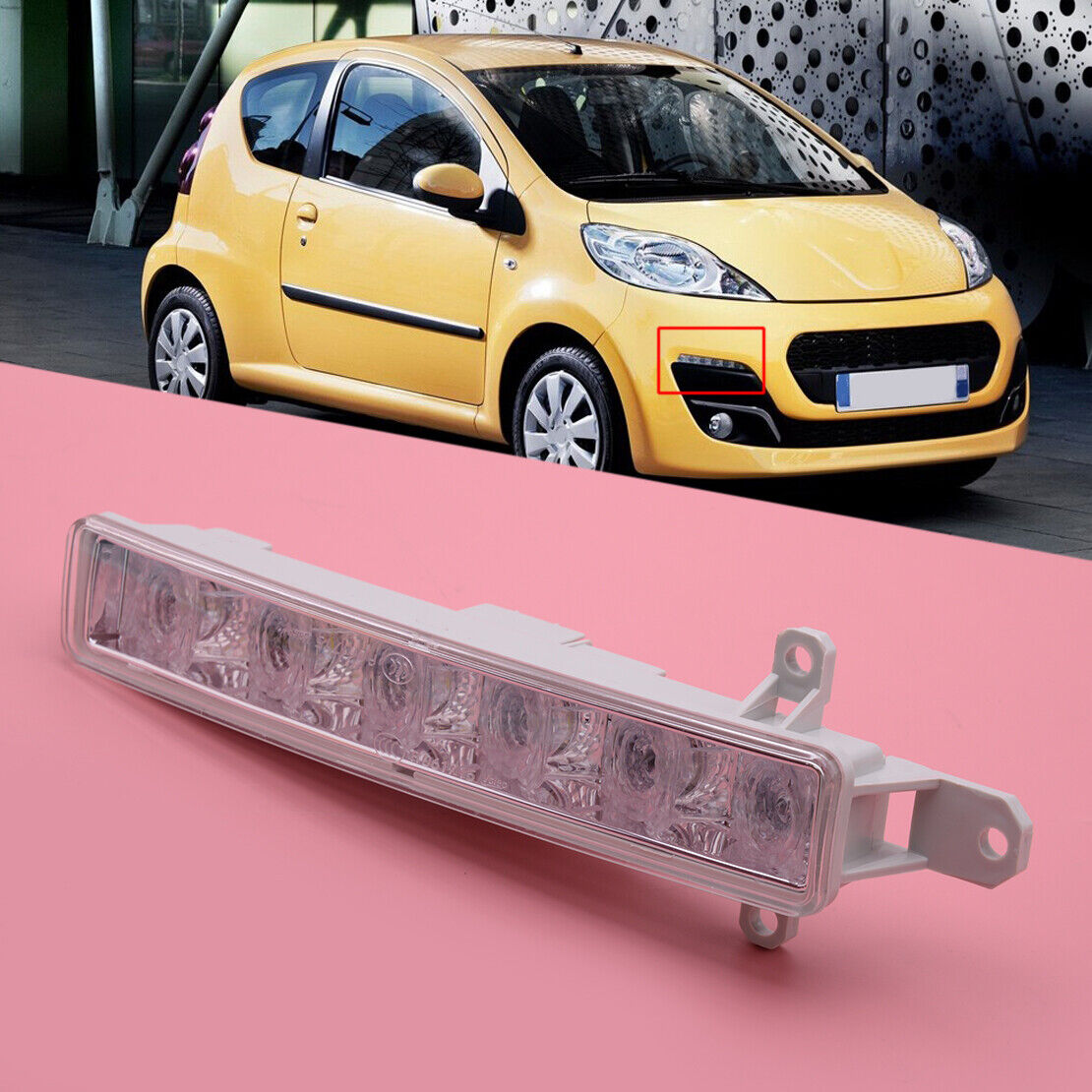 Daytime Running Light Lamp DRL Fit for Citroen Berlingo B9 2008-2020