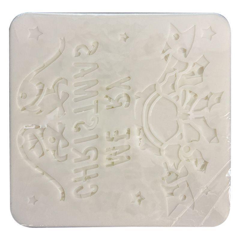 32pcs/set Christmas Painting Drawing Stencils Templates DIY Embossing Album Art