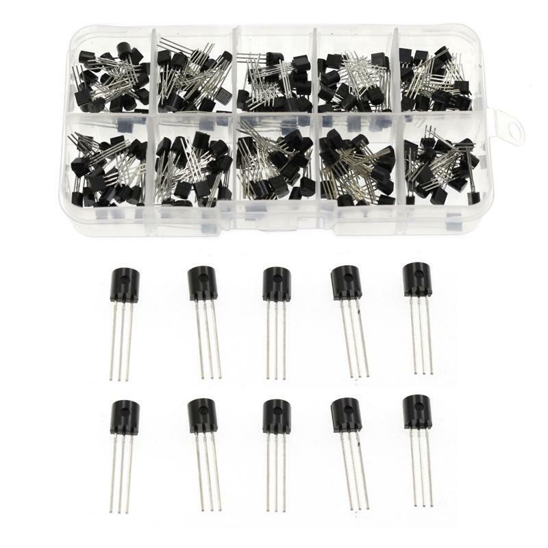 200pcs Power Transistor Kit Assortment Box Componebt Assorted BC556 BC557 BC558
