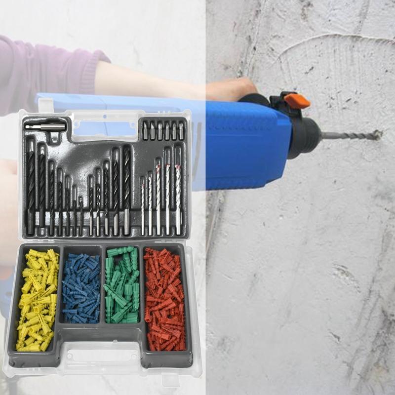 300 Pcs/Set  2-10mm Twist Drill Bits 4-10mm Three Pointed Woodworking Drill Bits