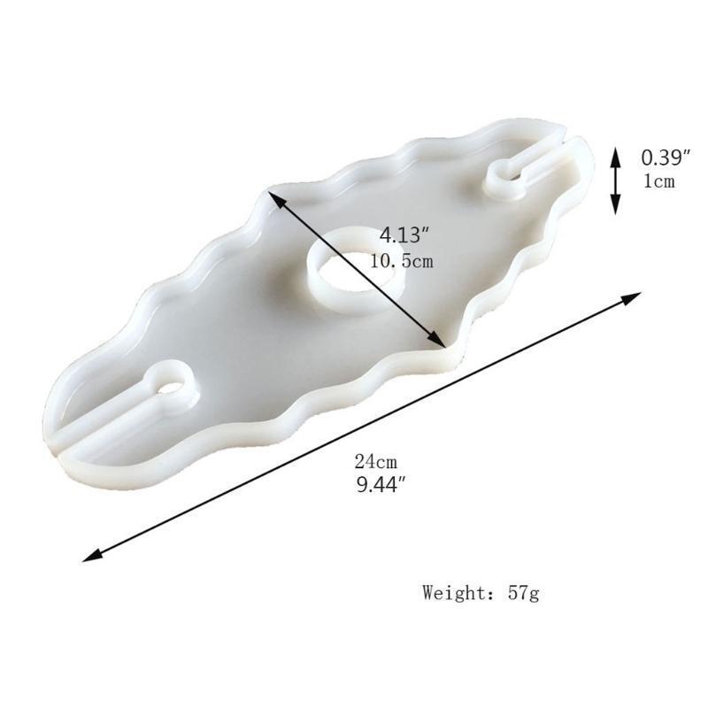 DIY Art Crafts Cup Mat Wine Plate Silicone Mold Handmade Decoration Coaster Mold