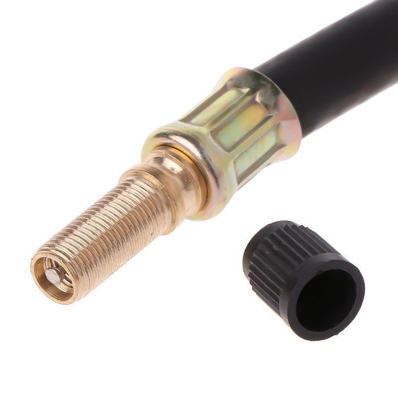 Bicycle Valve Extender Tire Parts MTB Bike 10cm Rubber Copper For Schrader Valve