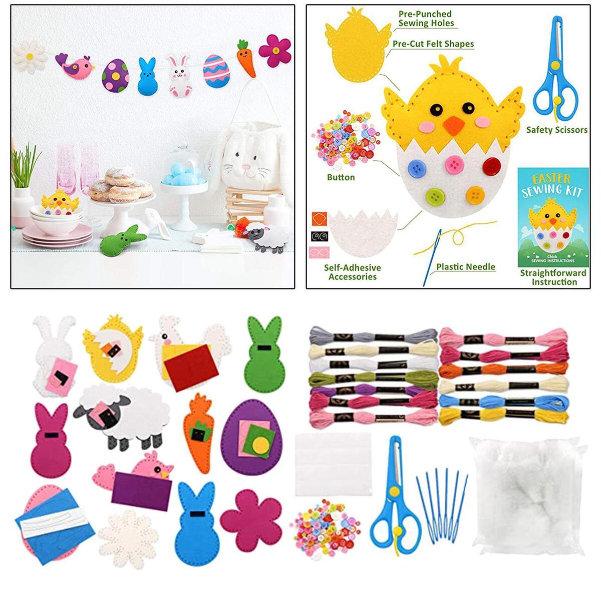 Ears Craft Kit   Activity Assorted Hanging DIY Supplies