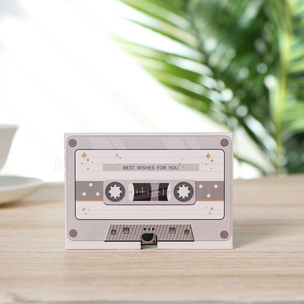 Audio Cards Recordable Greeting Card Personalized DIY Greeting Cassette Tape
