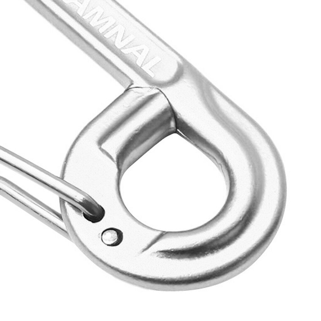 2pcs Aluminum   Carabiners Clip  Spring Hook Keychain Buckle
