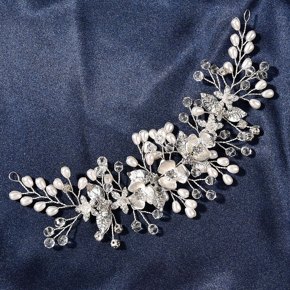 Handmade Head Wear Crystal Headband Bridal Hairband Rhinestone Tiara Jewelry
