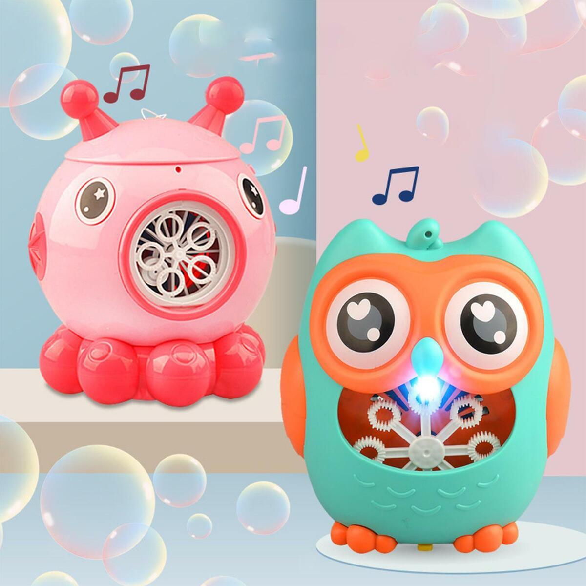 2Pcs Bubble Blower    Gift Battery Operated for Outdoor