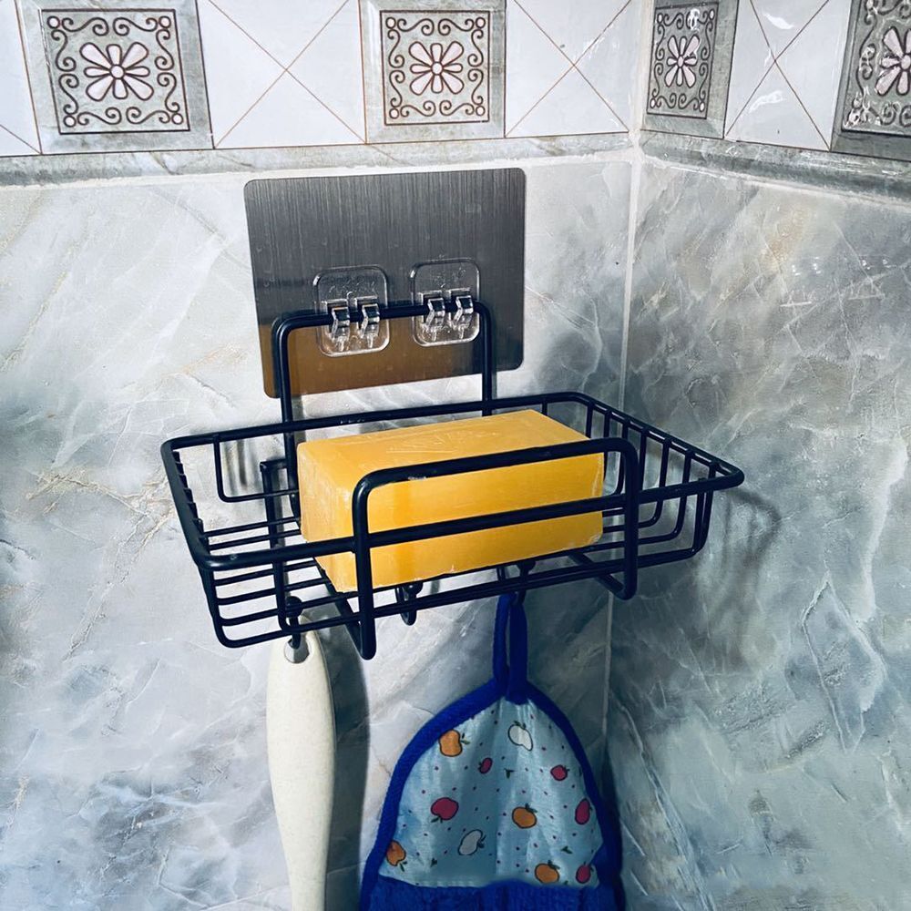 Accessories Iron Free Punching Soap Shelf Soap Holder Wall Hanging Storage Rack