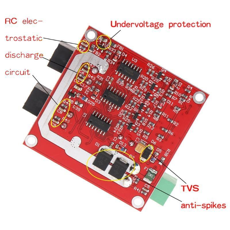 1 x 12V 24V 7A 160W Dual DC Motor Driver Module Board H-bridge L298 Logic