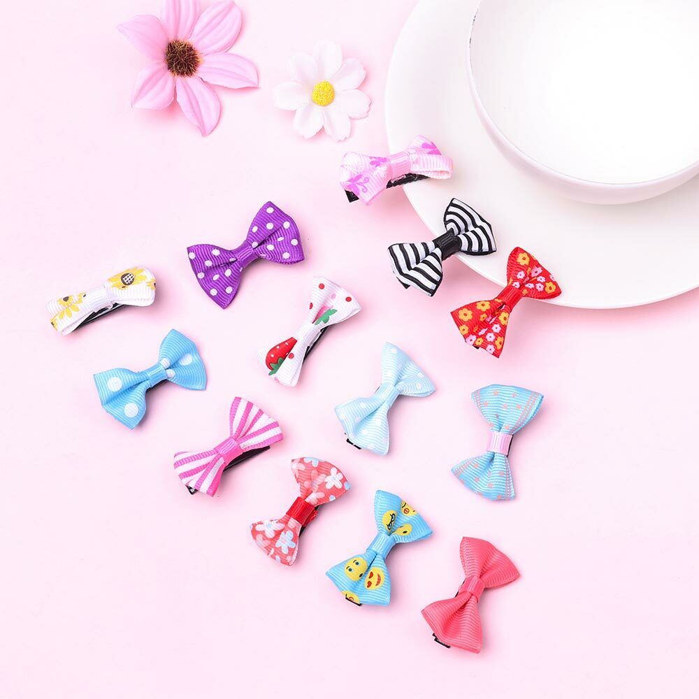 Girls Baby Nylon Bow knot Hair Clip Alligator Clips Baby Headband Head Wraps