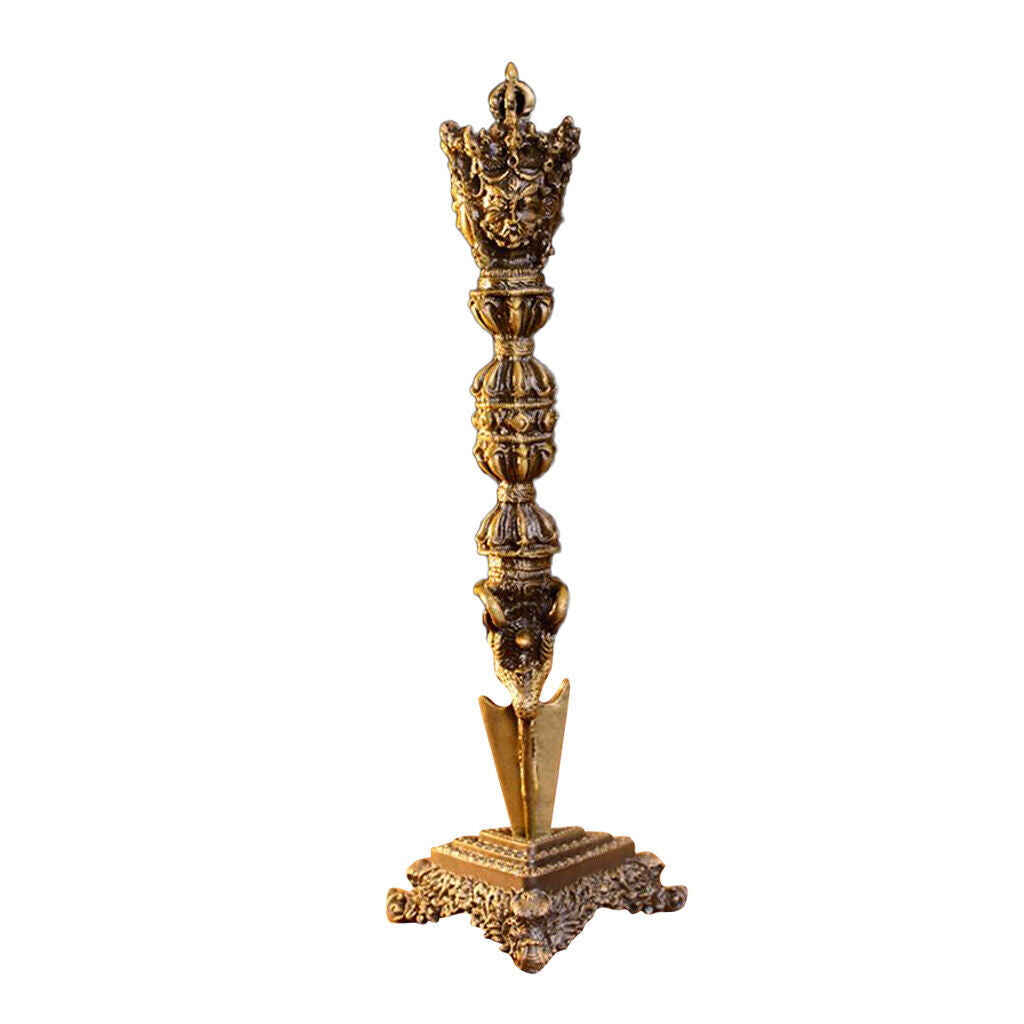 Double Layer Tibetan Buddhist  Vajra Pestle Amulet Handmade  Craft