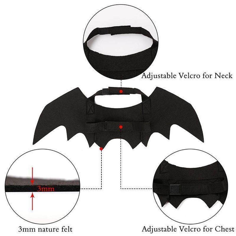 Wings Cat Vest Demon Pet Clothes Cat Wings Cat Costume Halloween Decorations