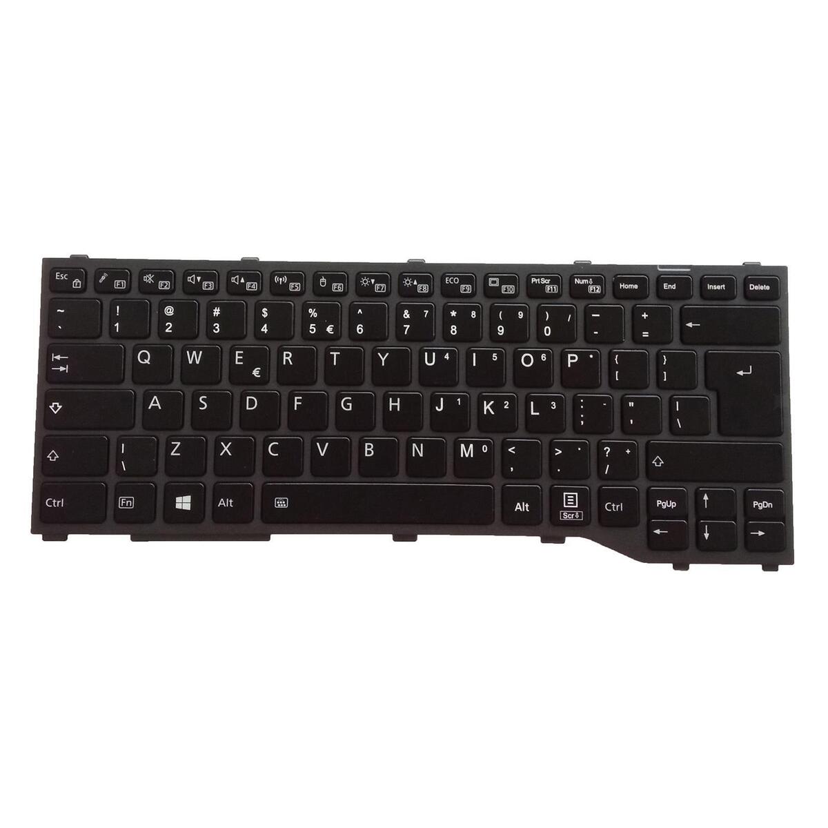 Laptop Replacement Keyboard Repair Part Grey Frame US Layout for T937 T938
