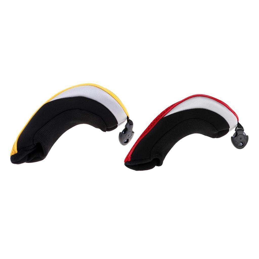 2x Golf Hybrid Utility Club Headcover Head Cover & No. Interchangeable Tag