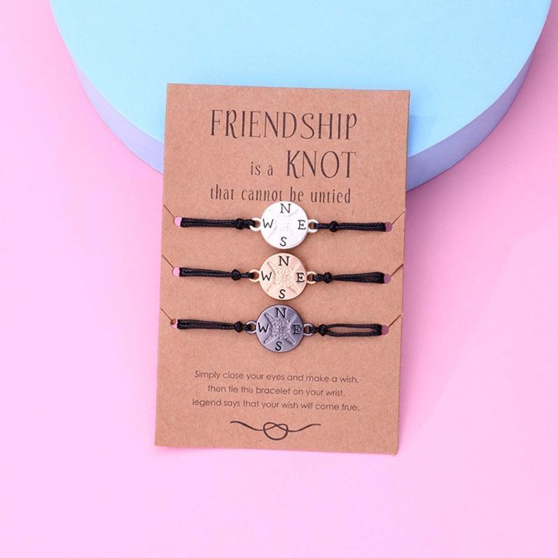 Pinky Promise Bracelets,Back to School Friendship Bracelets Gift for Women Men