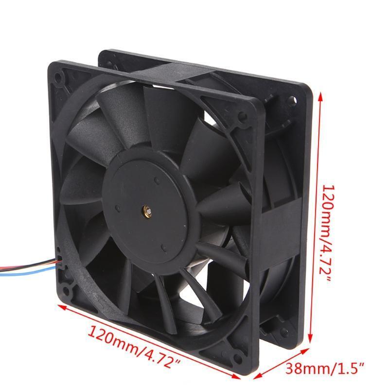 PFC1212DE 12cm Fan 12V 4.8A 4 Lines 4 Pin High Speed Server Power Cooling Fan