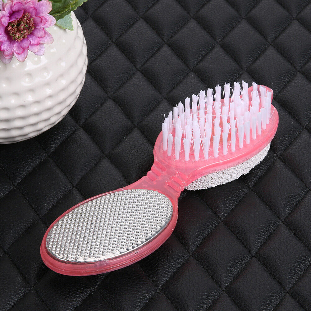 4 IN 1 Foot Care Callus Brush Pumice Scrubber Pedicure Exfoliate Remover