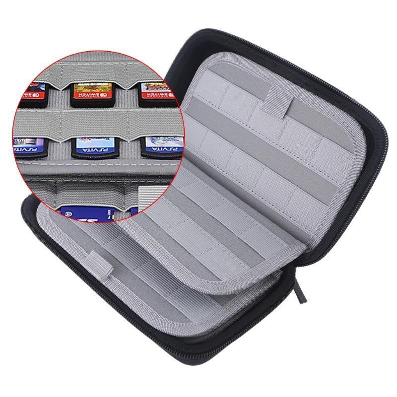 Large Storage Game Card Holder for Switch Games&SD Cards Portable Accessories