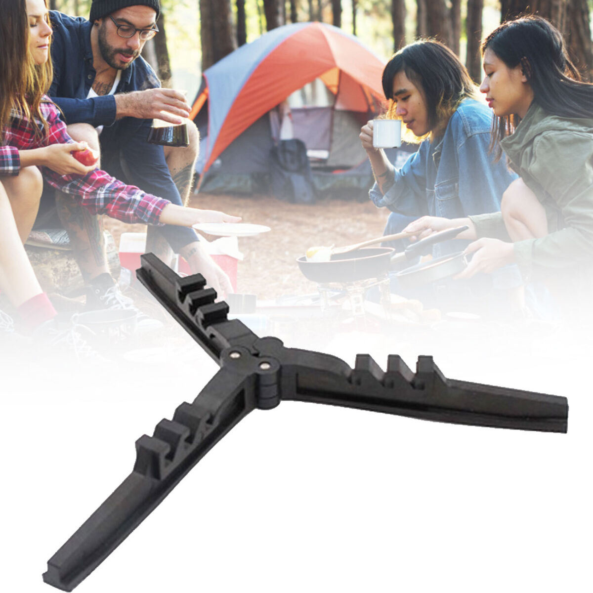 Gas Tank Stand Stable & Foldable Cylinder Base Holder Tank Tripod Bracket