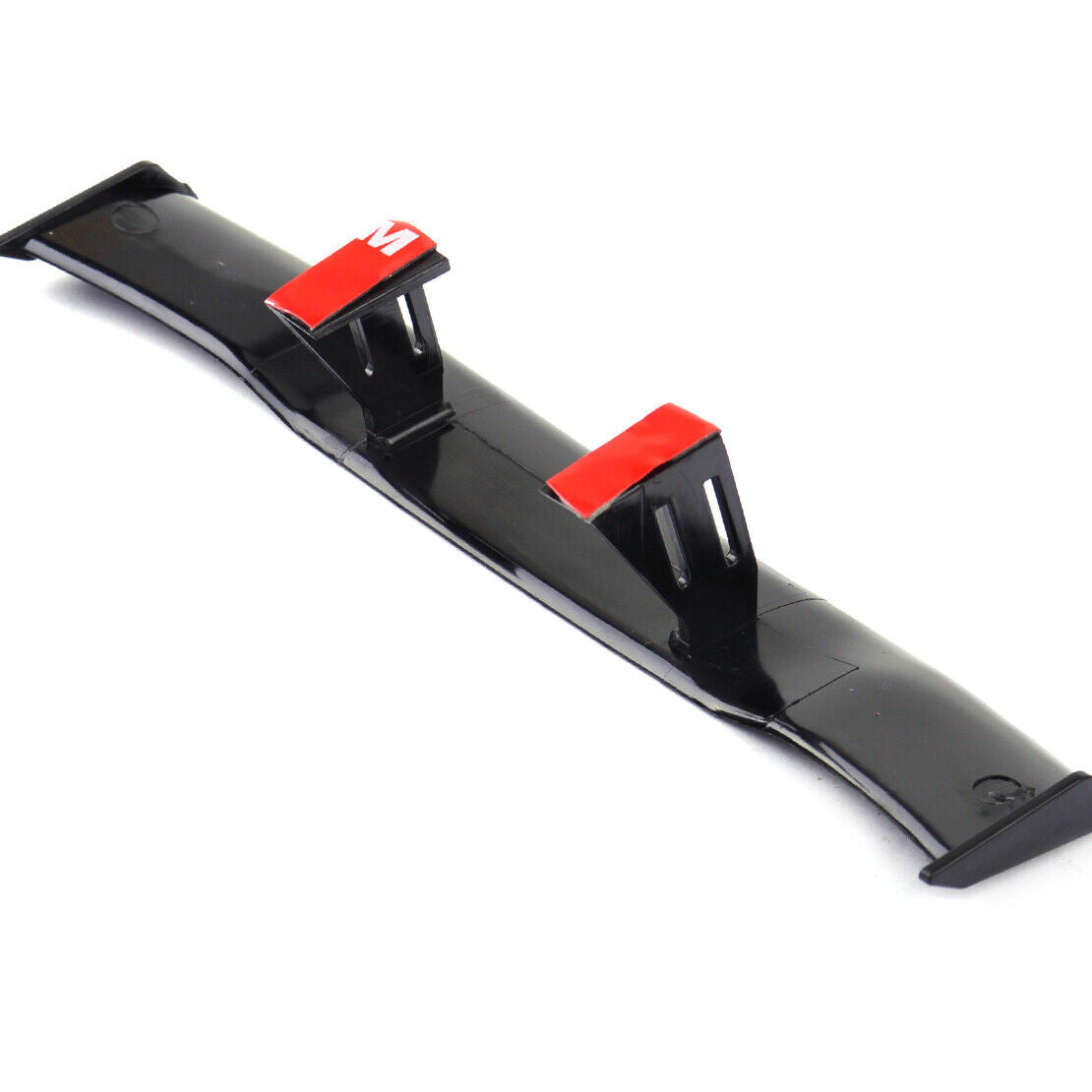 17cm Black Carbon Fiber Twill Look GT Tiny Mini Rear Wing Spoiler Decoration Li