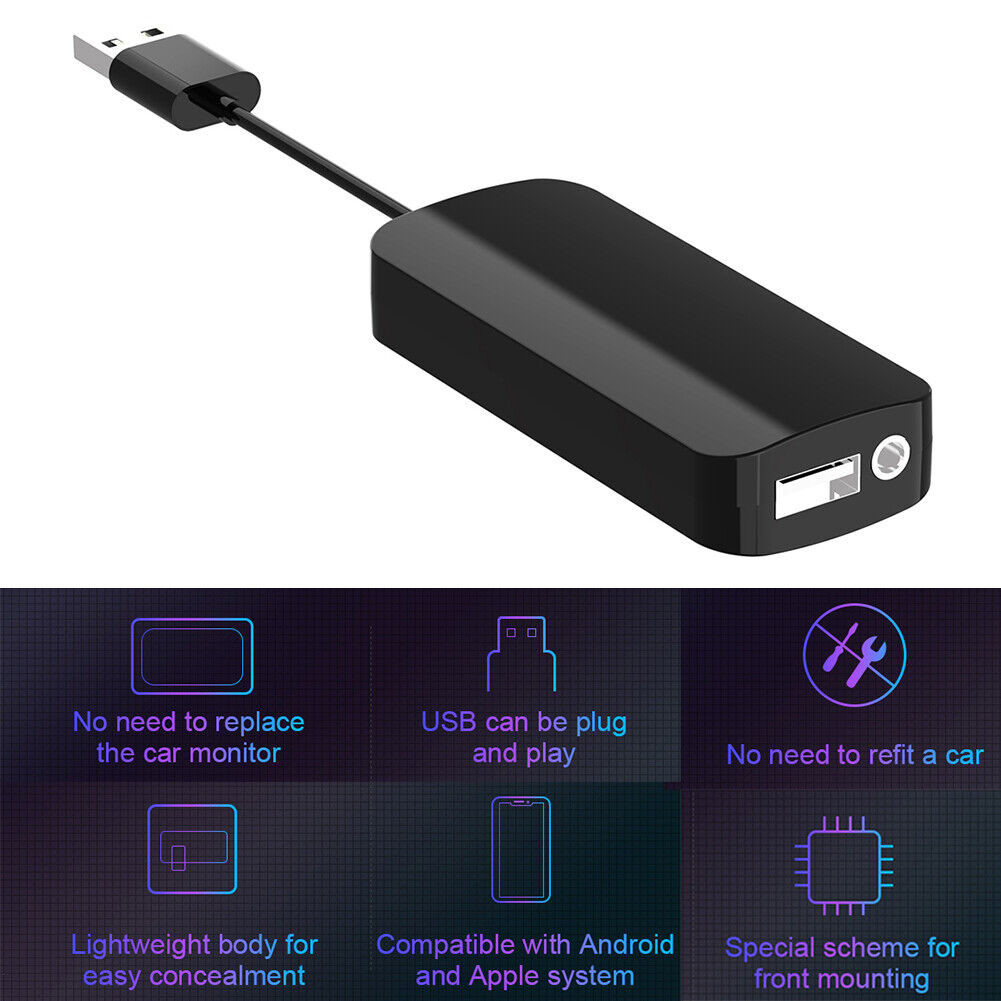 For CarPlay Android Auto Wired USB Dongle for Android 4.2 Car DVD Player