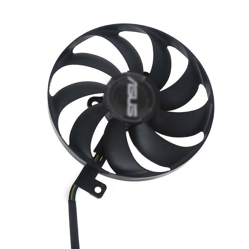 2PC T129215SU 4Pin Graphic Card Cooling VGA Fan for GTX1660 DUAL RTX2060 12V0.5A