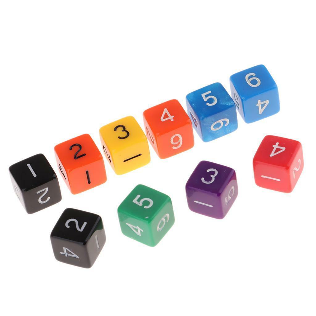 16mm   1 -    Set      D6   Die   For     RPG   Game   Accessory