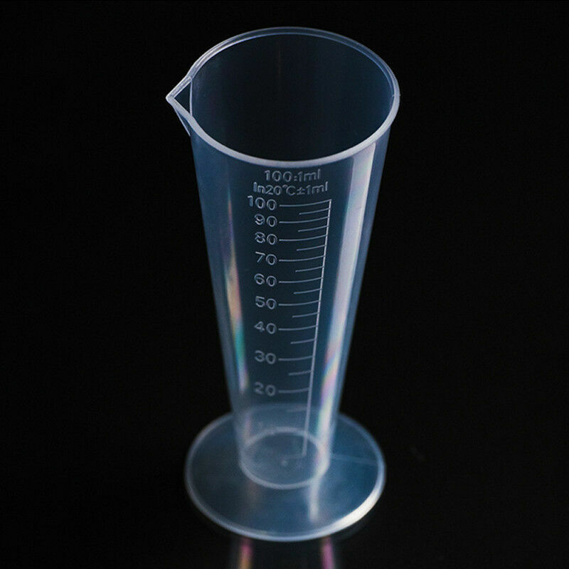 High 1Pcs 100ml  Plastic Measure Graduated Measuring Rice Medicine Cups Liquid