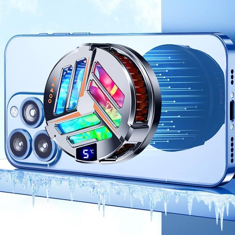 Magnetic Radiator Portable Heat Sink Game Quick Cooling Fan 2 Gears Adjustable