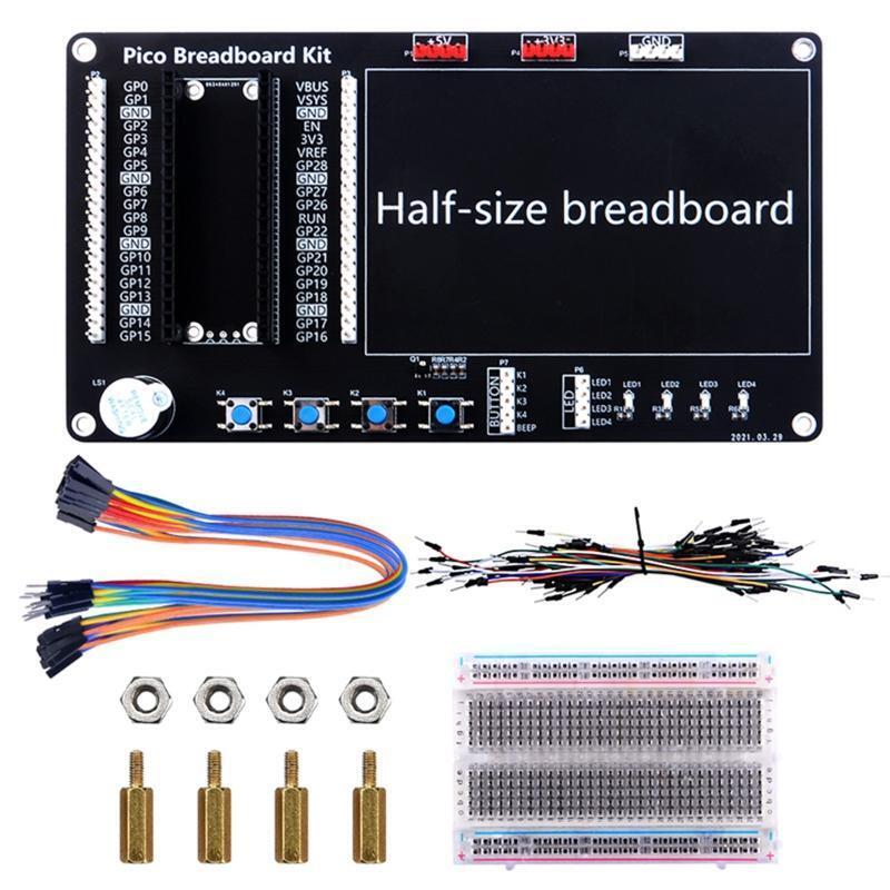 Raspberry Pi Pico Breakout Breadboard Testing Circuit Board Portable Pico Module