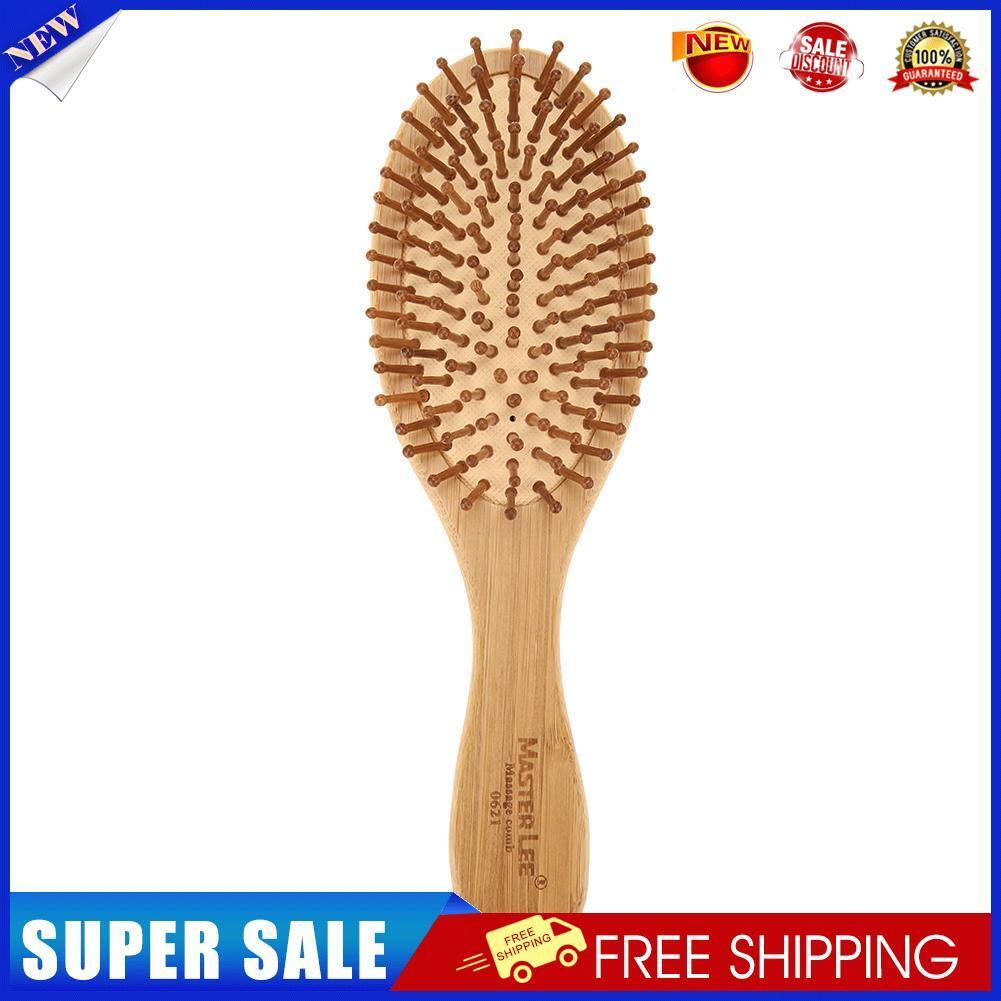 Wooden Bamboo Anti-static Hair Vent Brushes Care Air Cushion Massage Comb