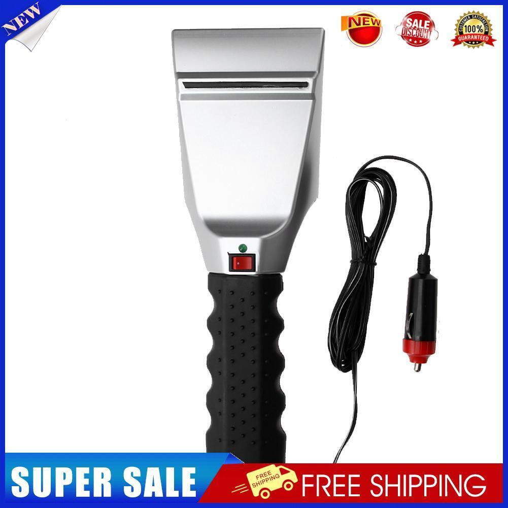 12V Car Winter Cigarette Lighter Snow Shovel Electric Heated Ice Scraper