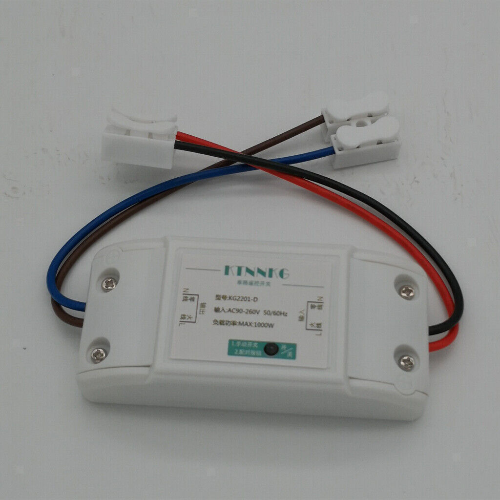 220V  Wireless ON/OF Lamp Remote Control Switch Receiver Transmitter