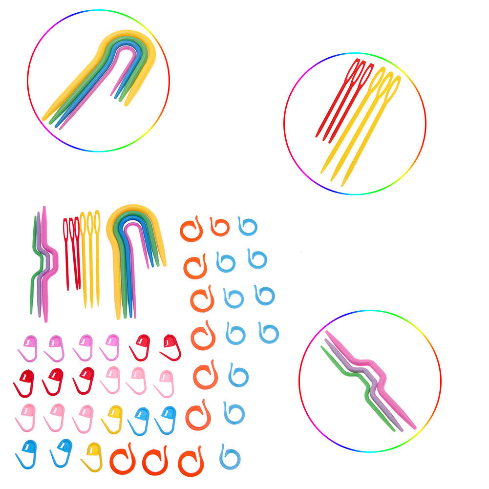 Plastic Knit Stitch Knitting Needles Crochet Stitch Knitting Accessories