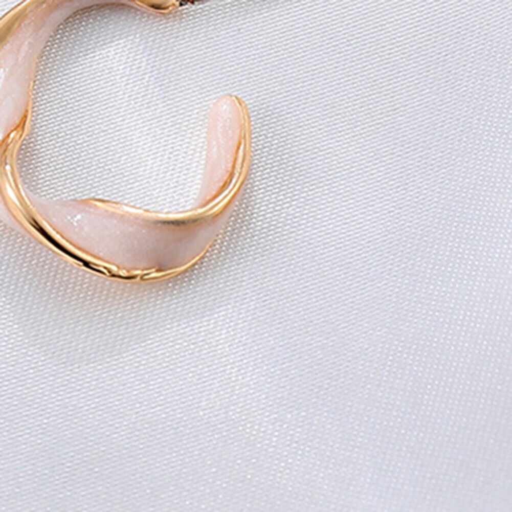 Fashion Alloy Spiral Stud Earrings Hanging Drop Earrings Female Jewelry