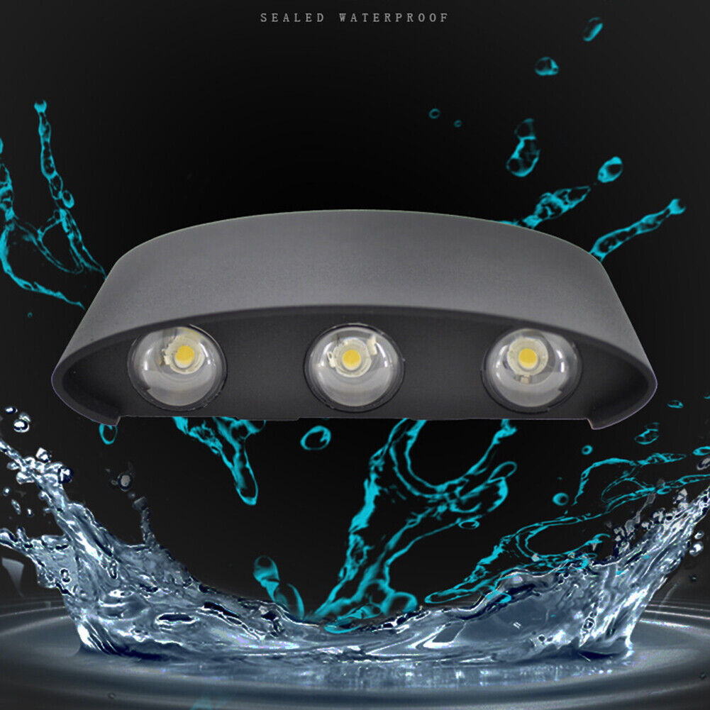 2/4/6/8/10/12W LED Arc Wall Lamp Outdoor Waterproof Porch Light (B15-6W)