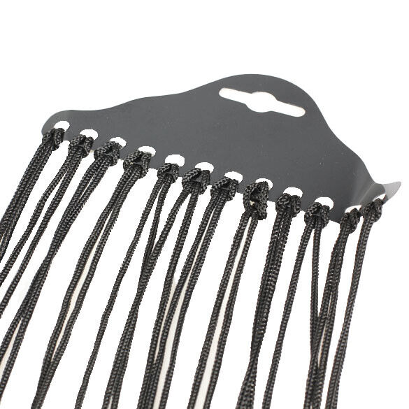 12PCS Eyewear Nylon Eyeglass Cord Reading Glass Neck Strap Holder Black