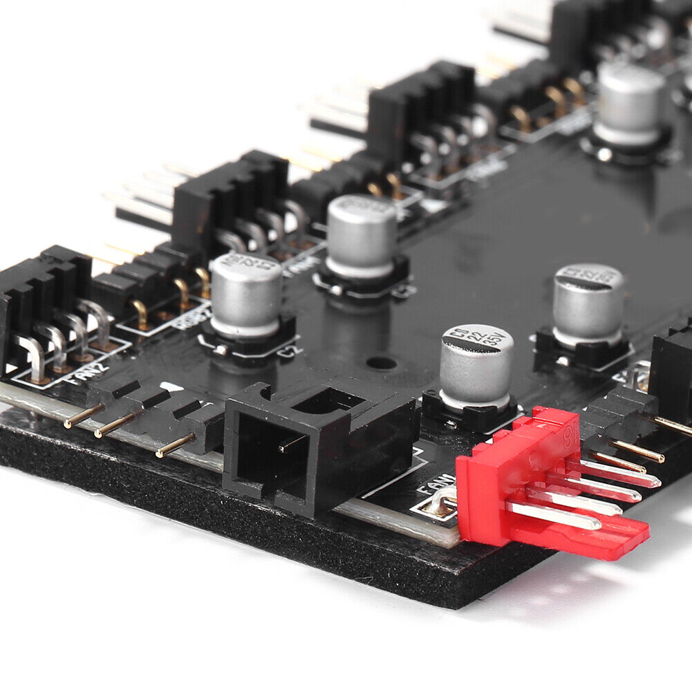5V/3 Pin ARGB Fan PWM HUB 1 To 8 Ports Splitter for PC Motherboard (SATA)