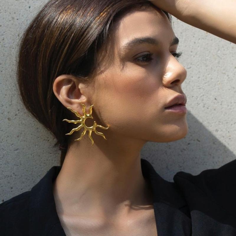 Tiny Boho Beach Simple Delicate Earrings Handmade Jewelry Gift for Women Girl