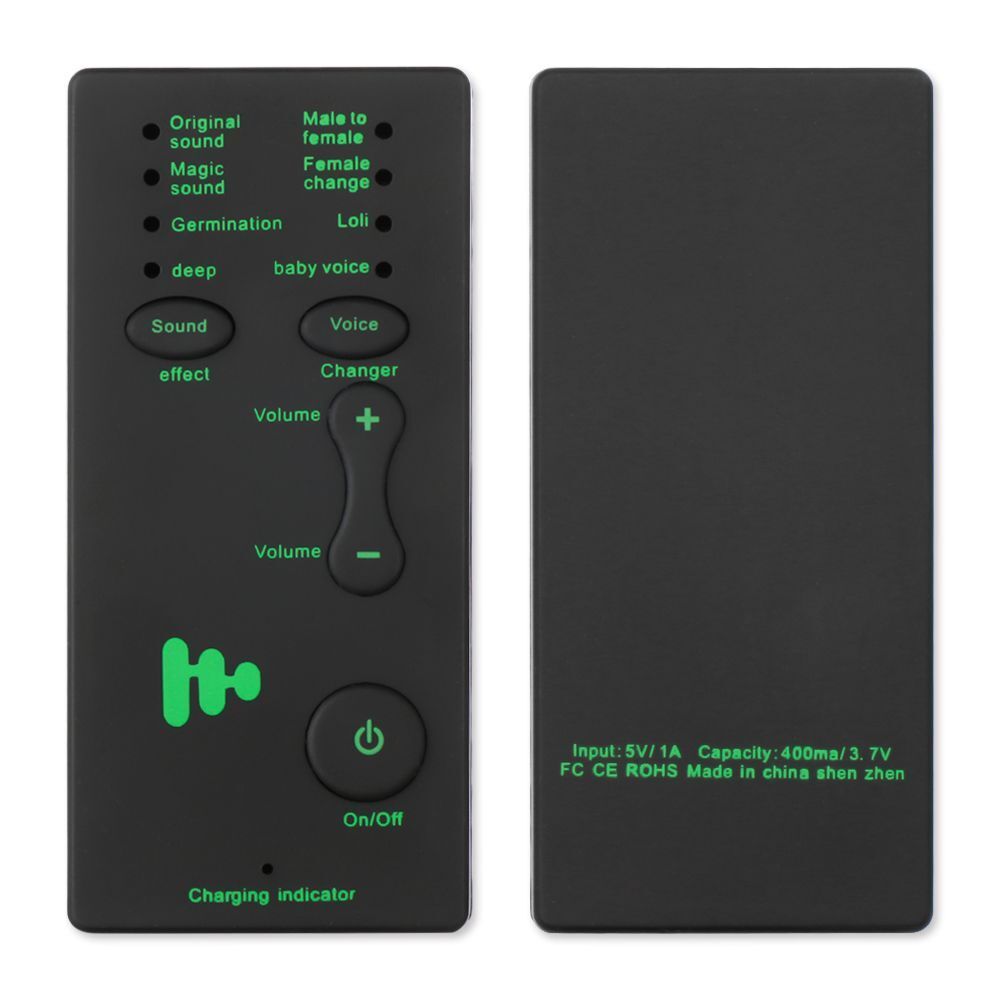 Adapter Voice Changer Device Sound Card Mic Disguiser For Computer Laptop Phone