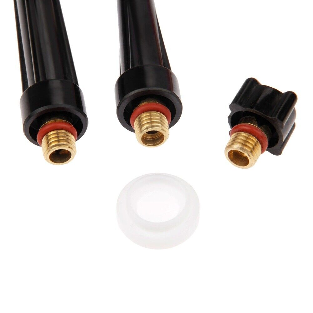 18X TIG Gas Lens Collet Body TIG Back Cap Welding Torch SR WP9 20 25 Durable Use