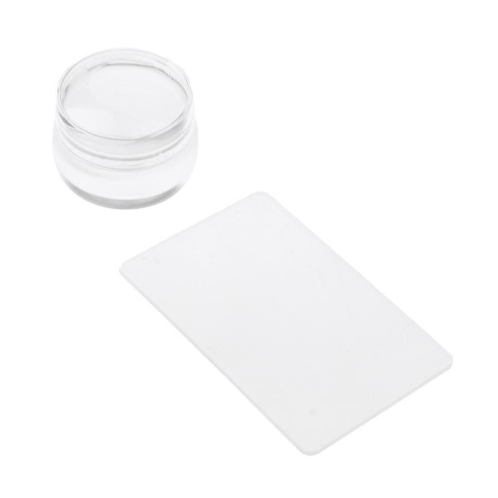 Silicone  Stamping Scraper DIY Stamper Template Nail Print Template