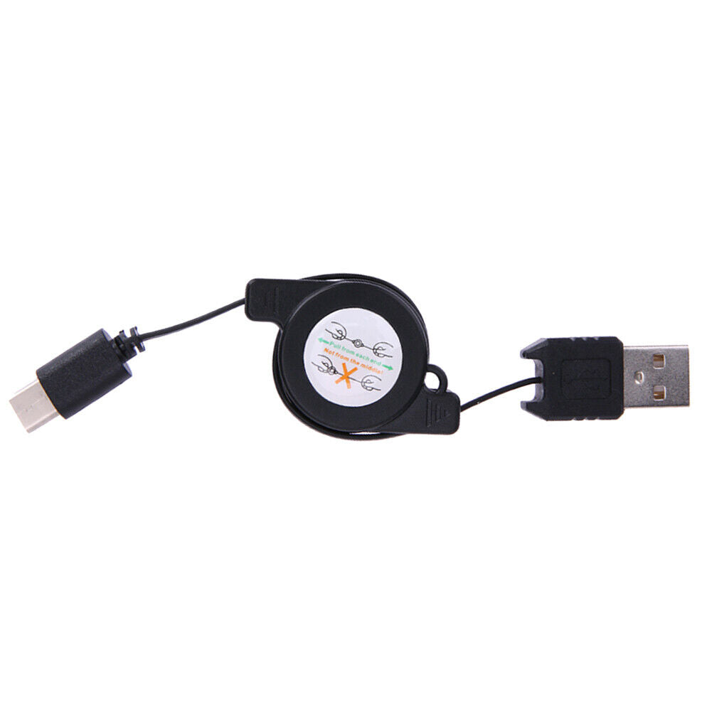 USB Type C USB 3.1 Retractable Cable Charger Charging Type-C USB-C Cabel Fo