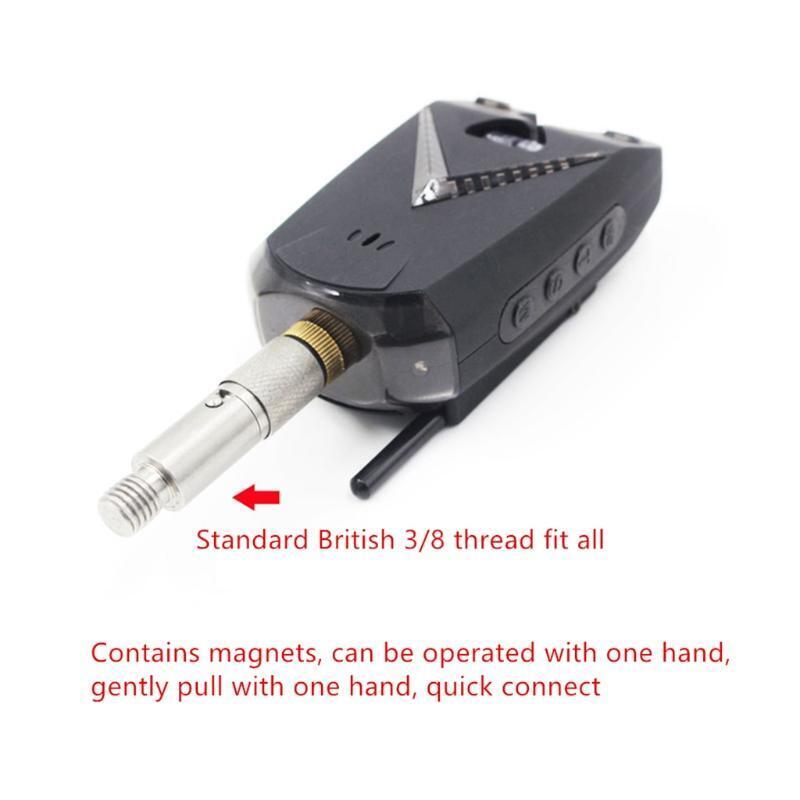 Fishing Alarm Rod Holder Connector Quick Release Adapter Carp Fishing Tackle