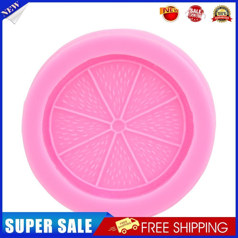 New Silicone Lemon Slices Fruit Mold Chocolate Fondant Cake Mould Decor Too