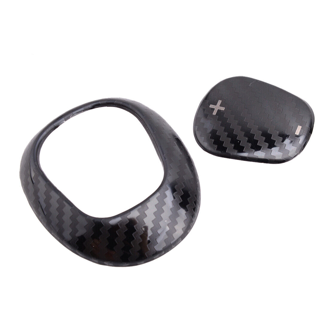 Gear Shift Knob Cover Trim Fit For Chevrolet Malibu 2016-2020 Carbon Fiber Look